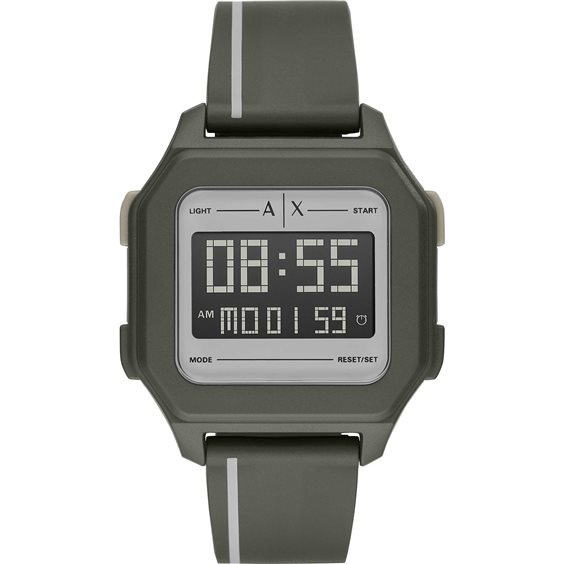 Digital watch armani hot sale